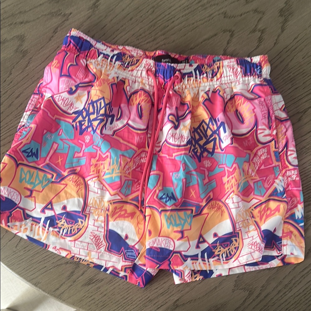 Colorful Graffiti men’s swim
